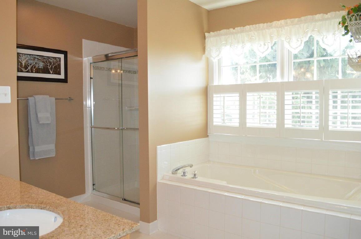 6133 Yorktown Road Mount Airy, MD 21771 - Photo 23 of 30 Soaking tub and beautiful tiled shower