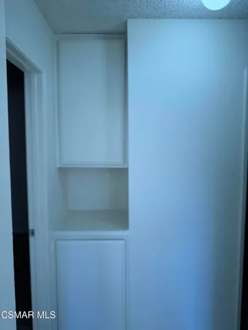 a close view of a closet