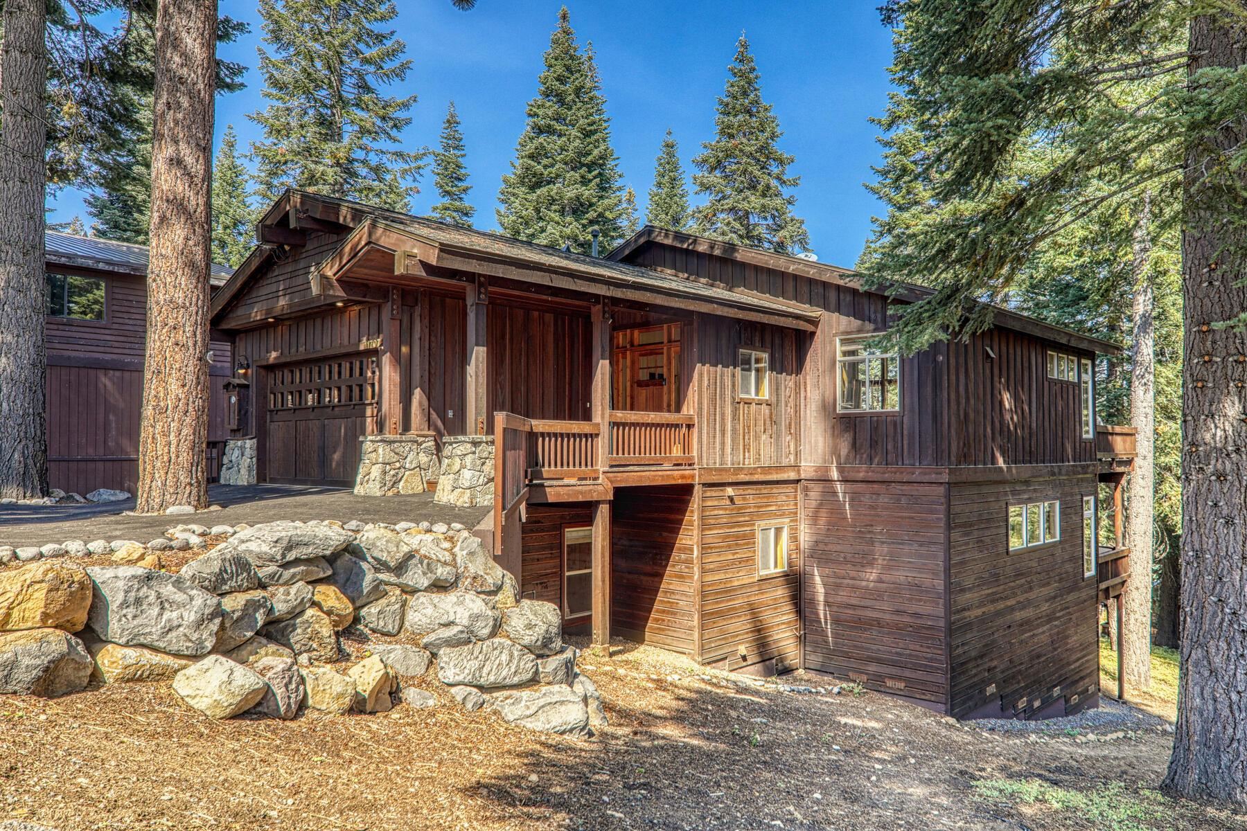 11707 Ski Slope Way Truckee, CA 96161 - Photo 26 of 28 a front view of a house with garden