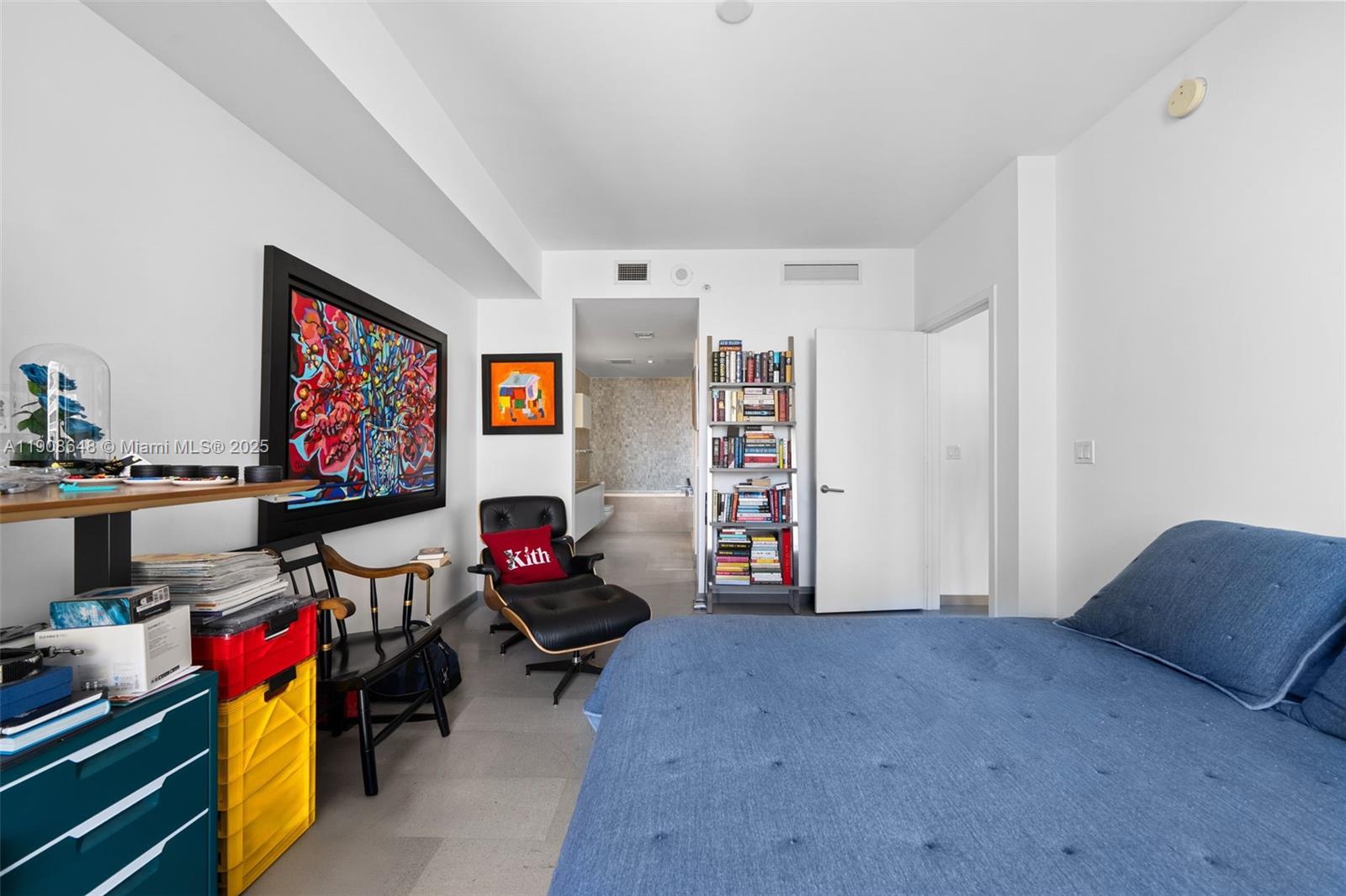 68 Southeast 6th Street, Unit 2505 Miami, FL 33131 - Photo 14 of 18 a living room with furniture and a flat screen tv