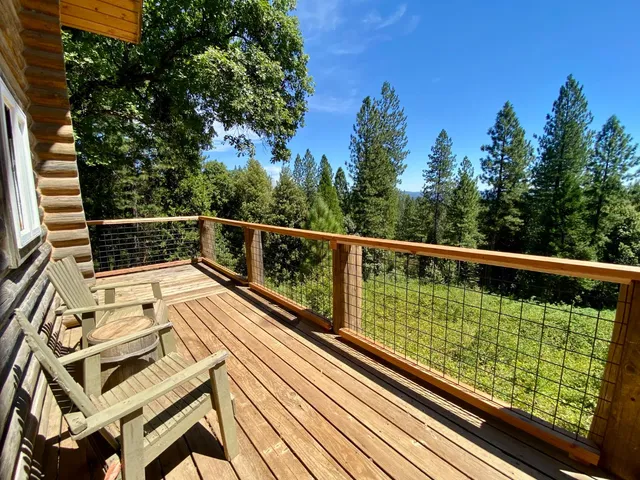 a view of outdoor space with trees
