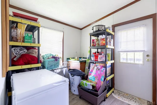 a bed room with a bed and a window