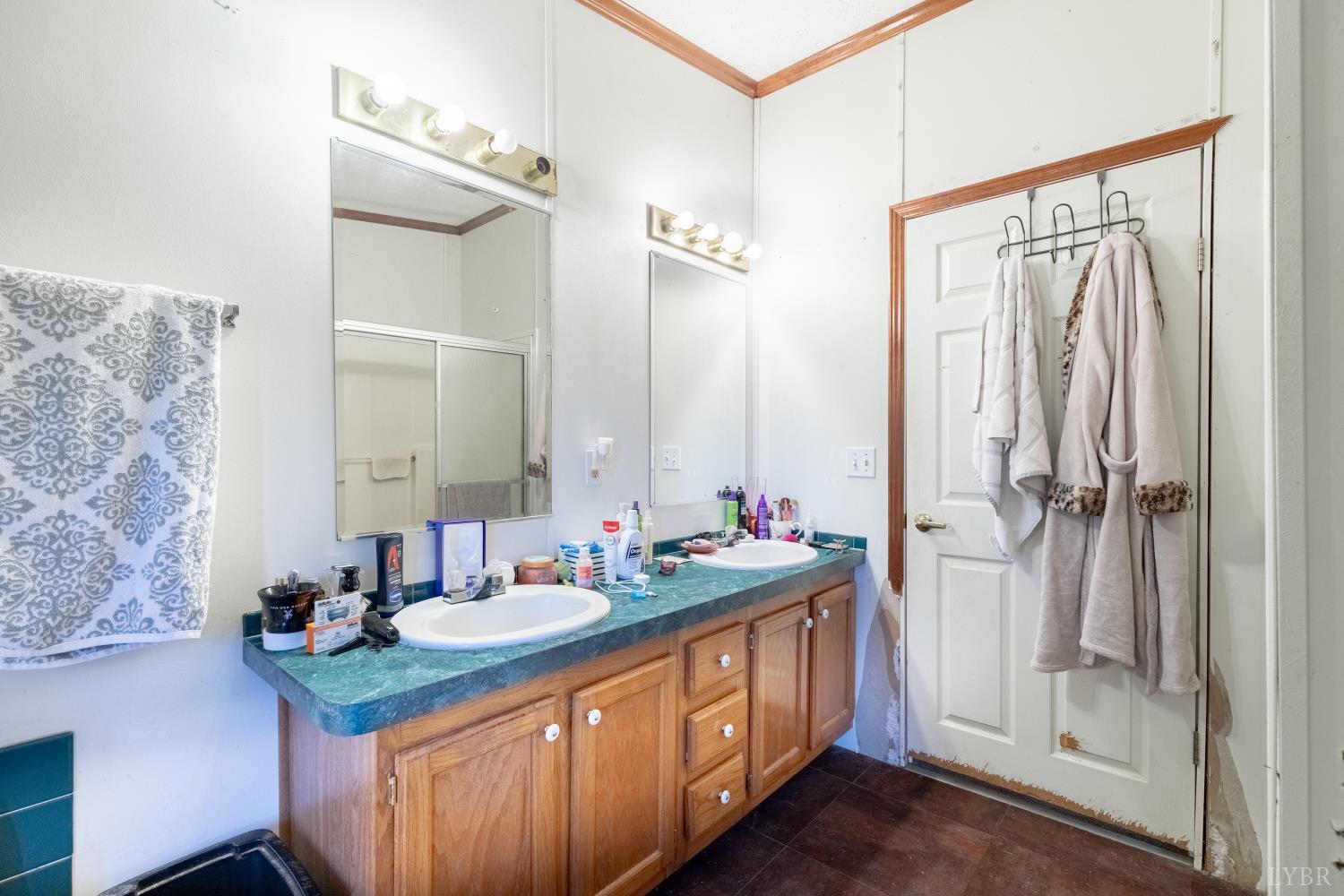 2307 Everett Road Forest, VA 24551 - Photo 17 of 31 a bathroom with a double vanity sink mirror and double
