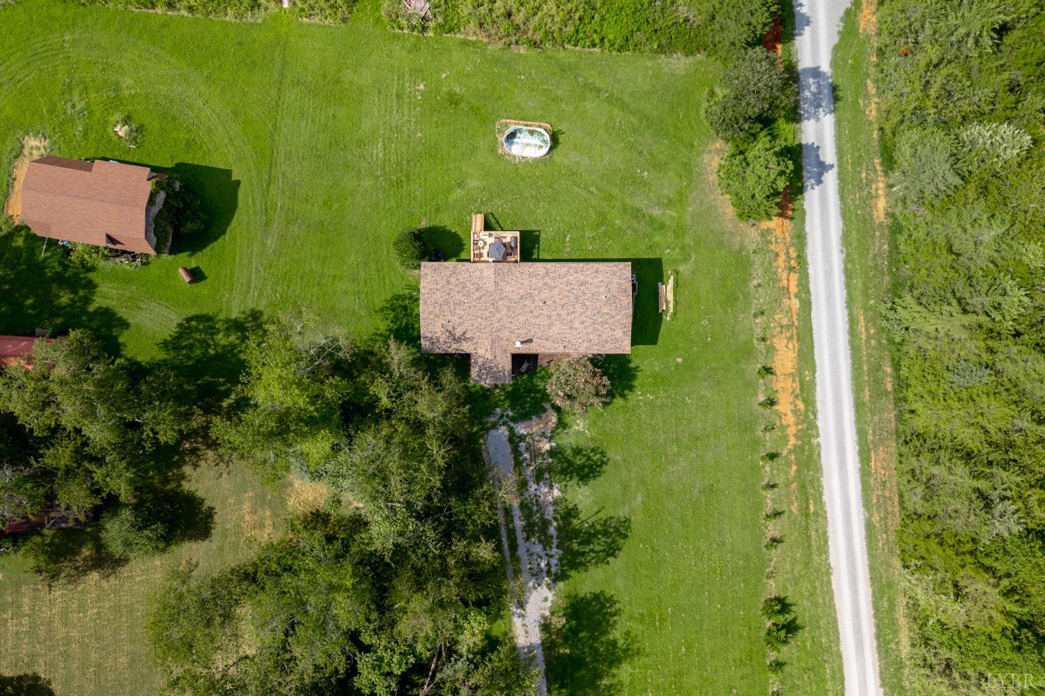 2307 Everett Road Forest, VA 24551 - Photo 28 of 31 an aerial view of a house with a yard