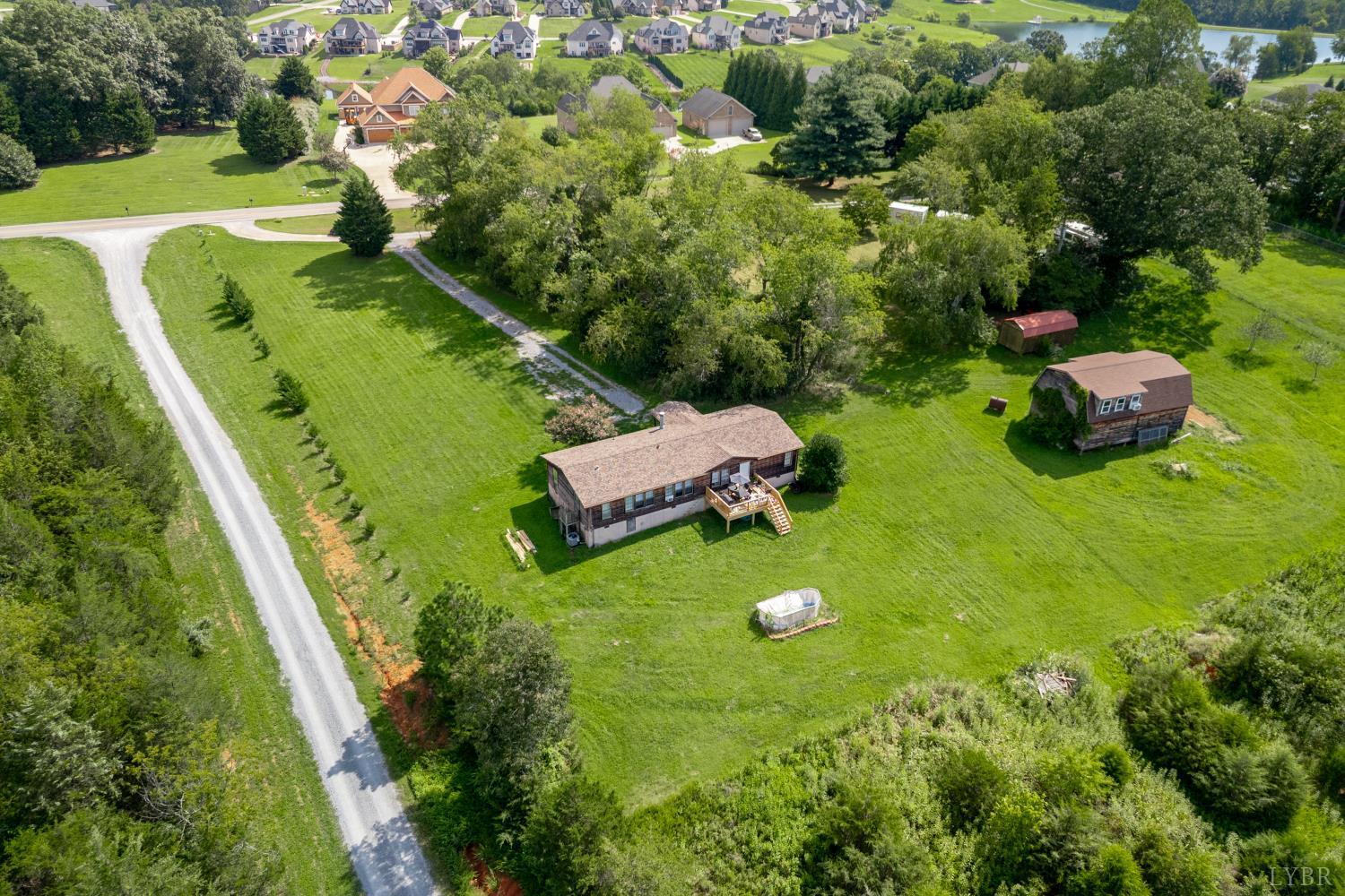 2307 Everett Road Forest, VA 24551 - Photo 30 of 31 an aerial view of a house with yard swimming pool and outdoor seating