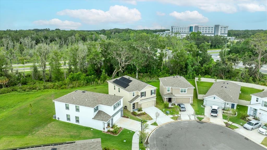 1680 Hazy Sea Drive Plant City, FL 33565 - Photo 48 of 49 an aerial view of a house with garden space and street view