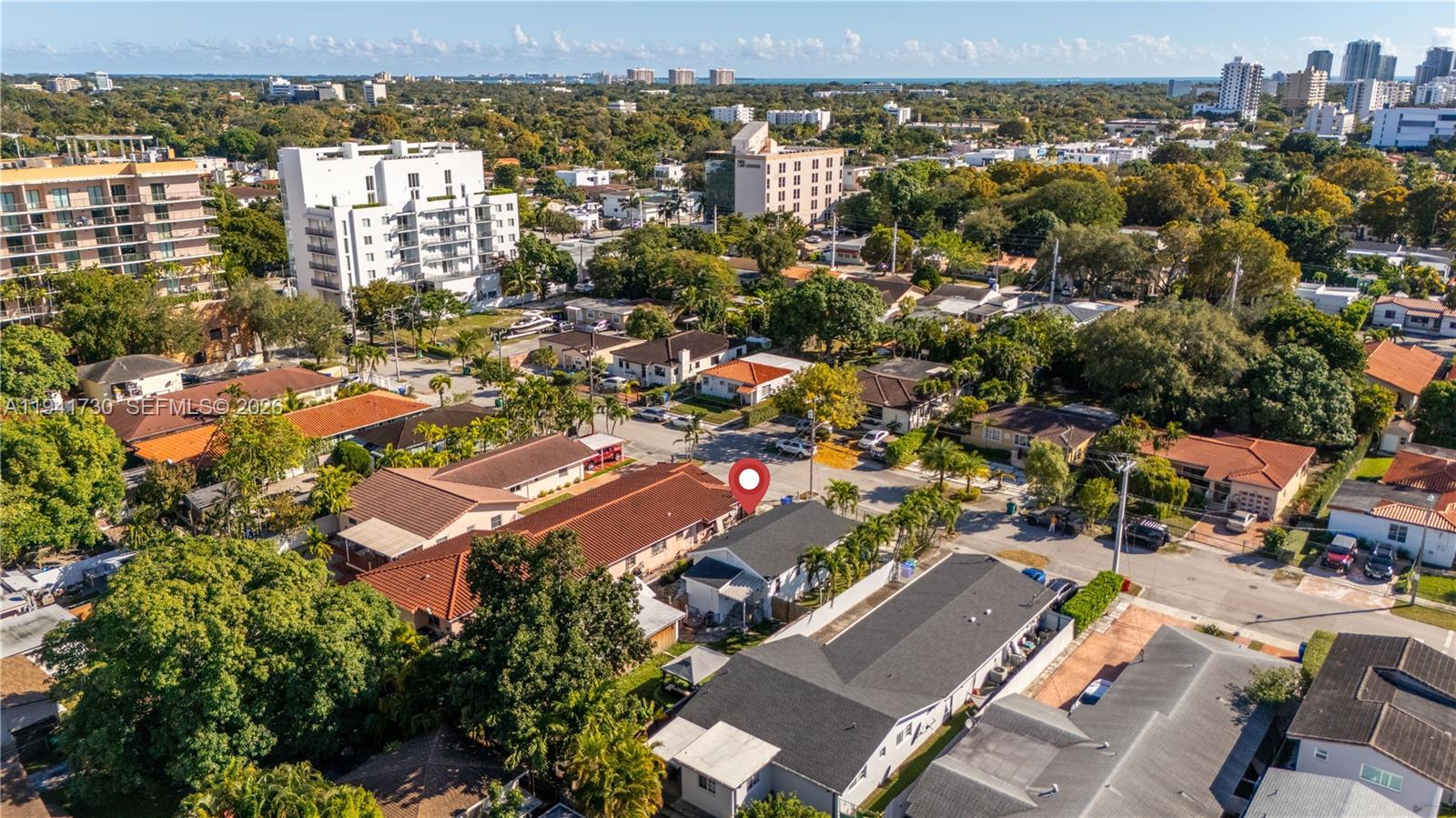 2811 Southwest 17th Street Miami, FL 33145 - Photo 35 of 36 an aerial view of residential houses with city view