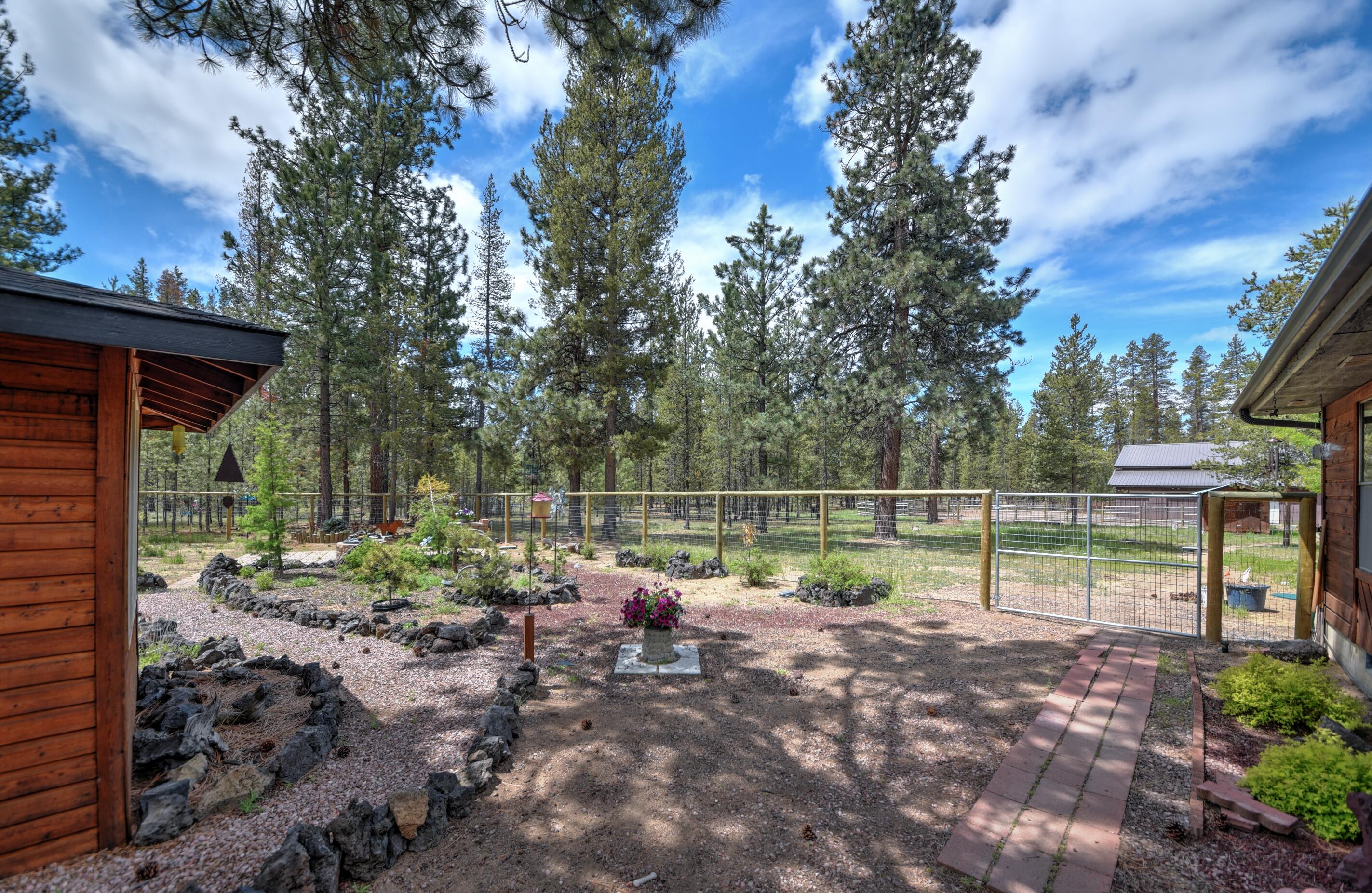 52050 Read Loop La Pine, OR 97739 - Photo 12 of 37 YArd looking at the barn
