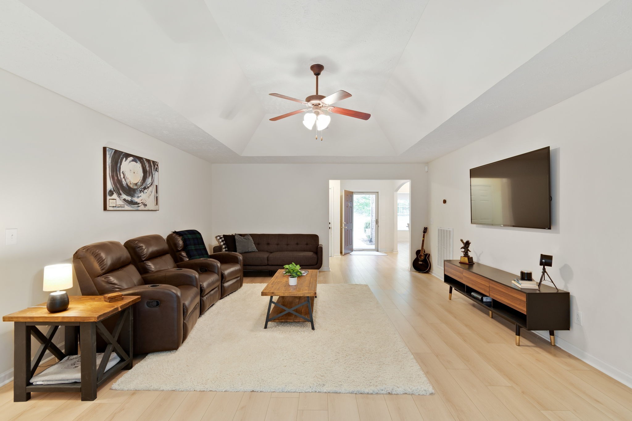 6045 Cane Springs Road Antioch, TN 37013 - Photo 7 of 23 a living room with furniture and a flat screen tv