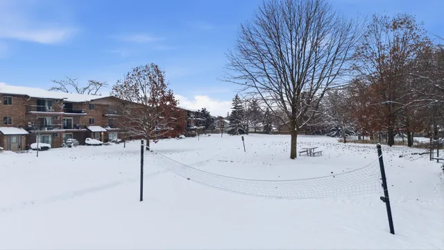 a view of back yard of the house