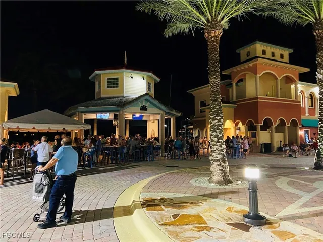 a view of a terrace with a garden