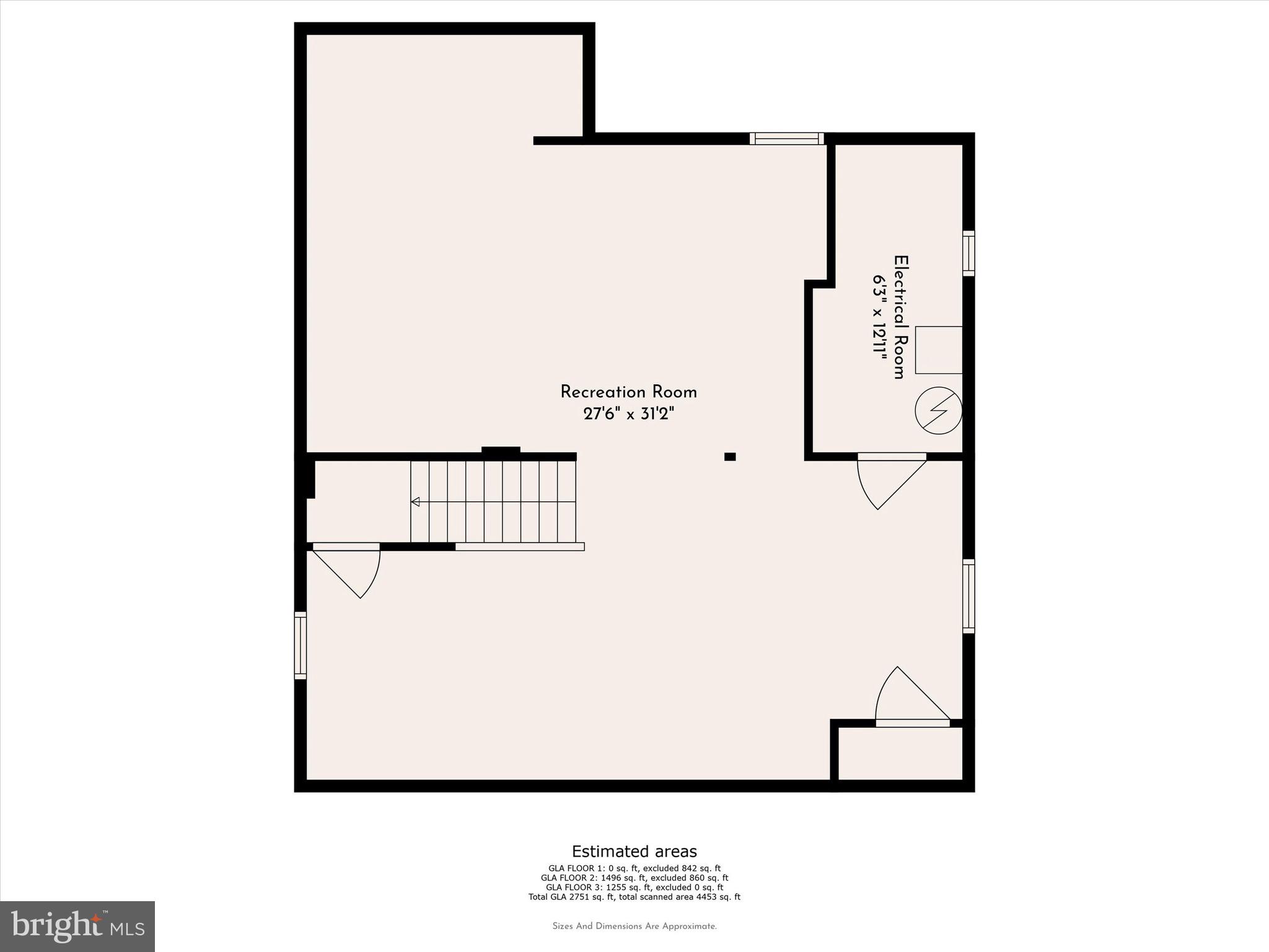 150 Cassatt Road Berwyn, PA 19312 - Photo 49 of 54 Finished Basement Plan