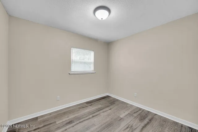 wooden floor in a room