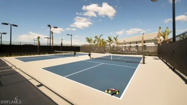 a view of a tennis court