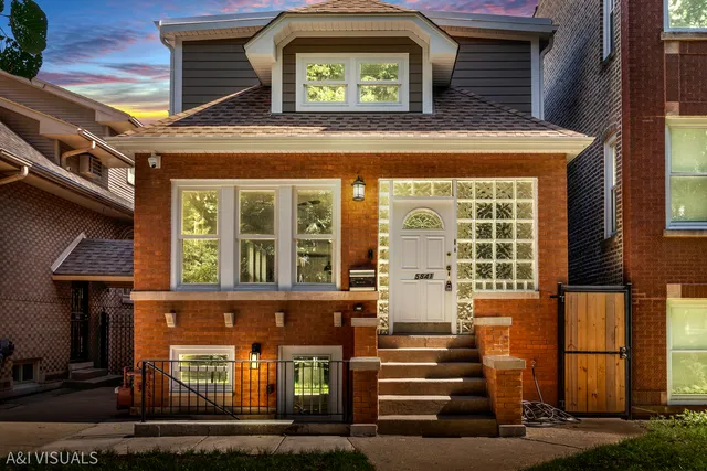 a house view with a backyard space