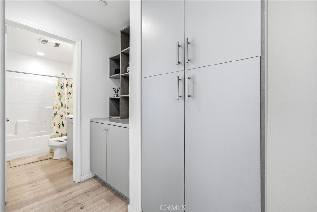 11130 Legion Loop, Unit 105 El Monte, CA 91731 - Photo 17 of 49 a bathroom with a shower and a toilet