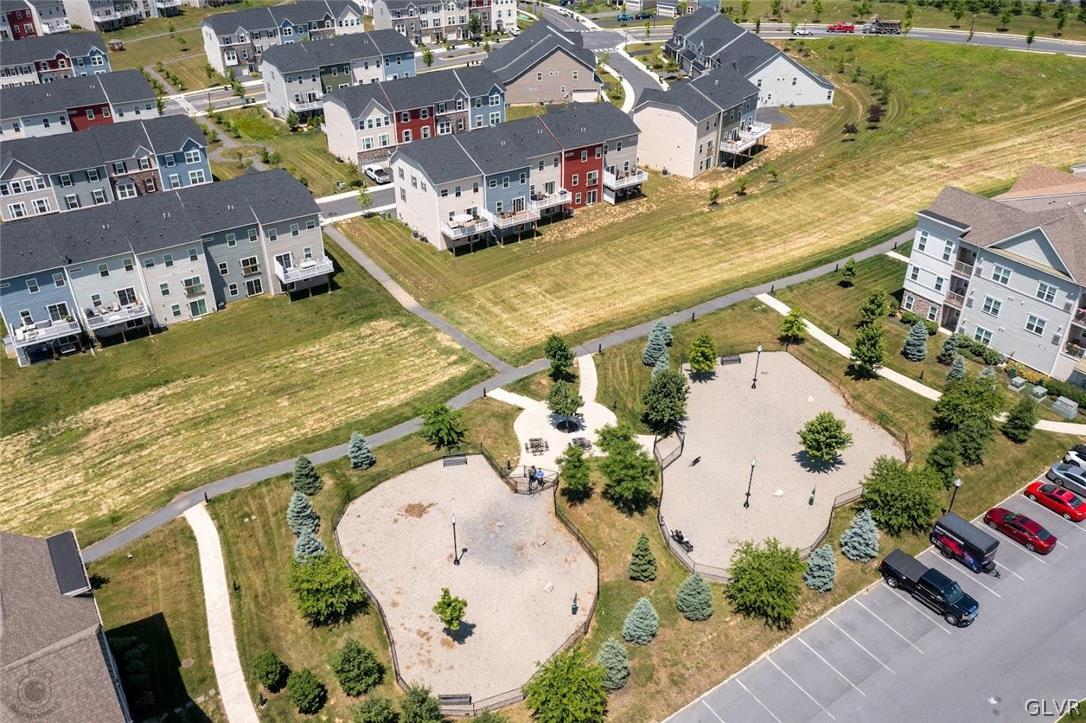 2376 Raya Way Easton, PA 18045 - Photo 35 of 40 Aerial view of the walking path behind the home. (