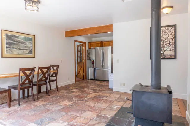 a view of a livingroom with furniture and a couch