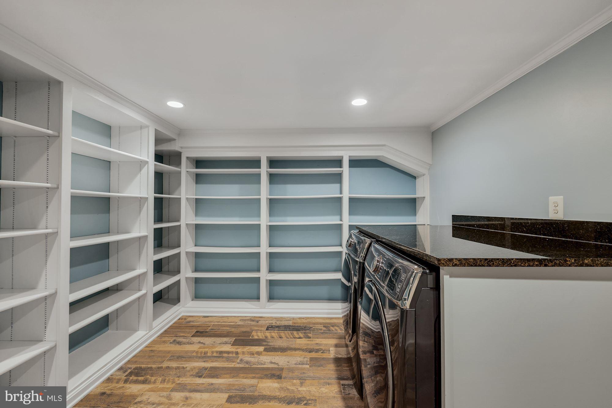 835 Potomac Ridge Court Sterling, VA 20164 - Photo 54 of 93 Lower Level Laundry with Granite Countertops