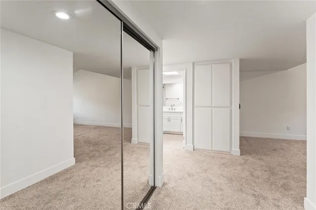 a view of an empty room