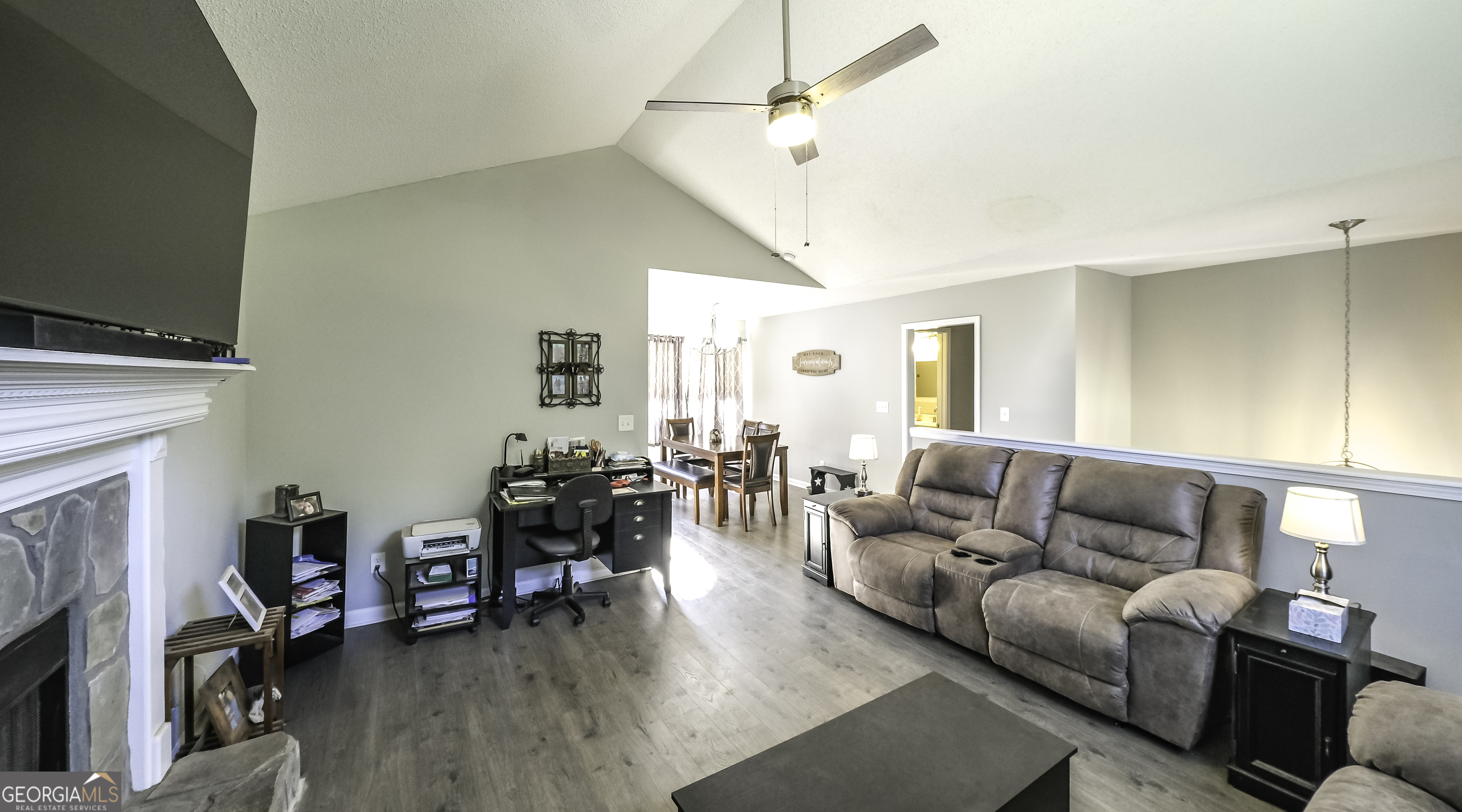 85 Taylors Gin Road Temple, GA 30179 - Photo 17 of 45 a living room with furniture and wooden floor