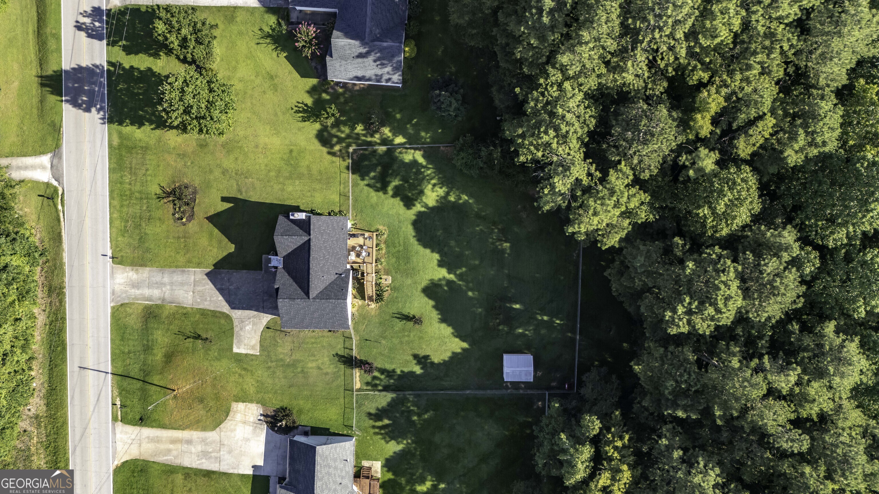 85 Taylors Gin Road Temple, GA 30179 - Photo 41 of 45 an aerial view of residential houses with outdoor space
