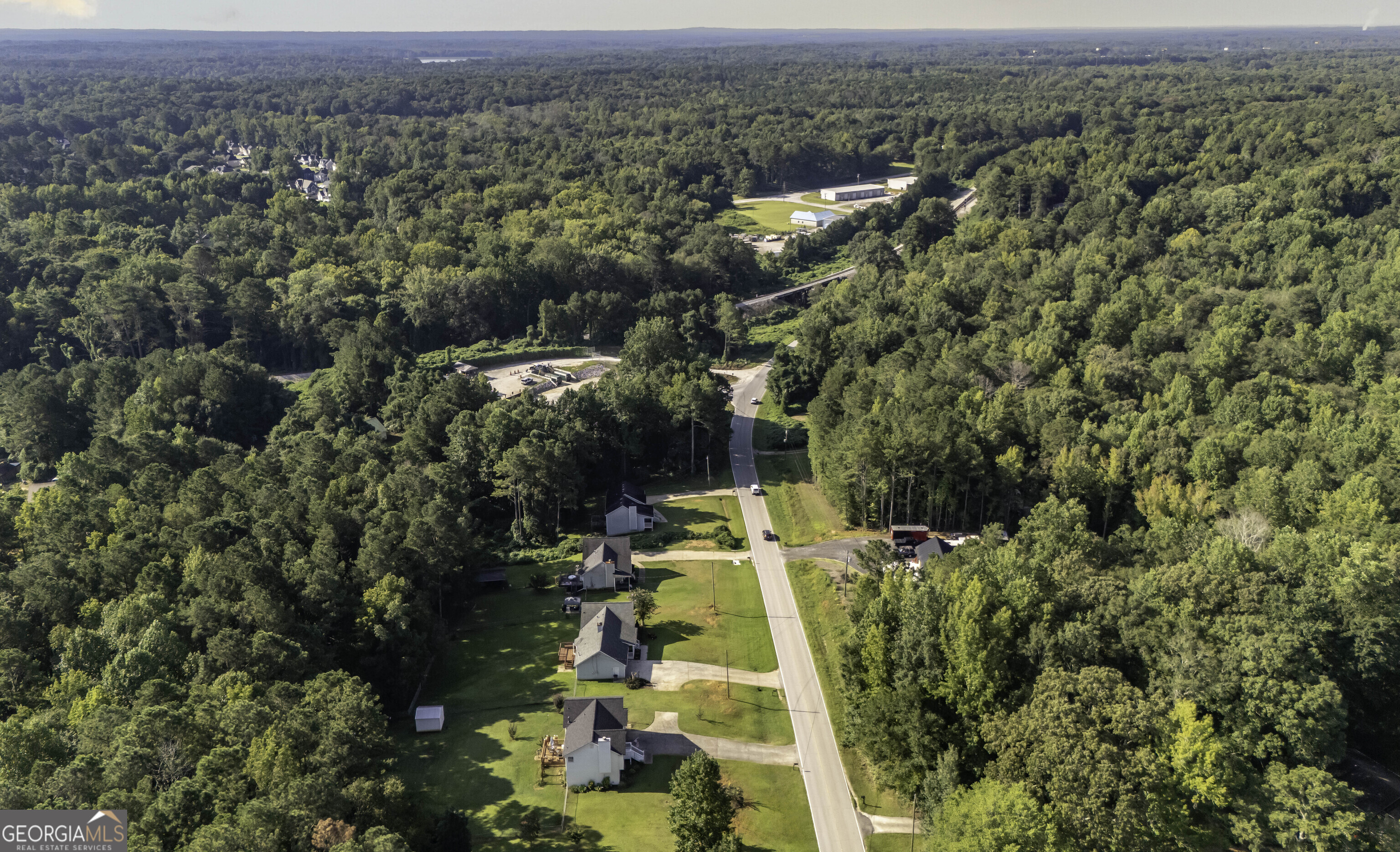 85 Taylors Gin Road Temple, GA 30179 - Photo 43 of 45 an aerial view of residential house with outdoor space