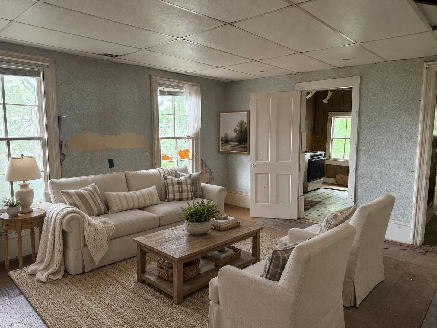 111 East St Marys Street Decatur, MI 49045 - Photo 2 of 17 living room virtually staged