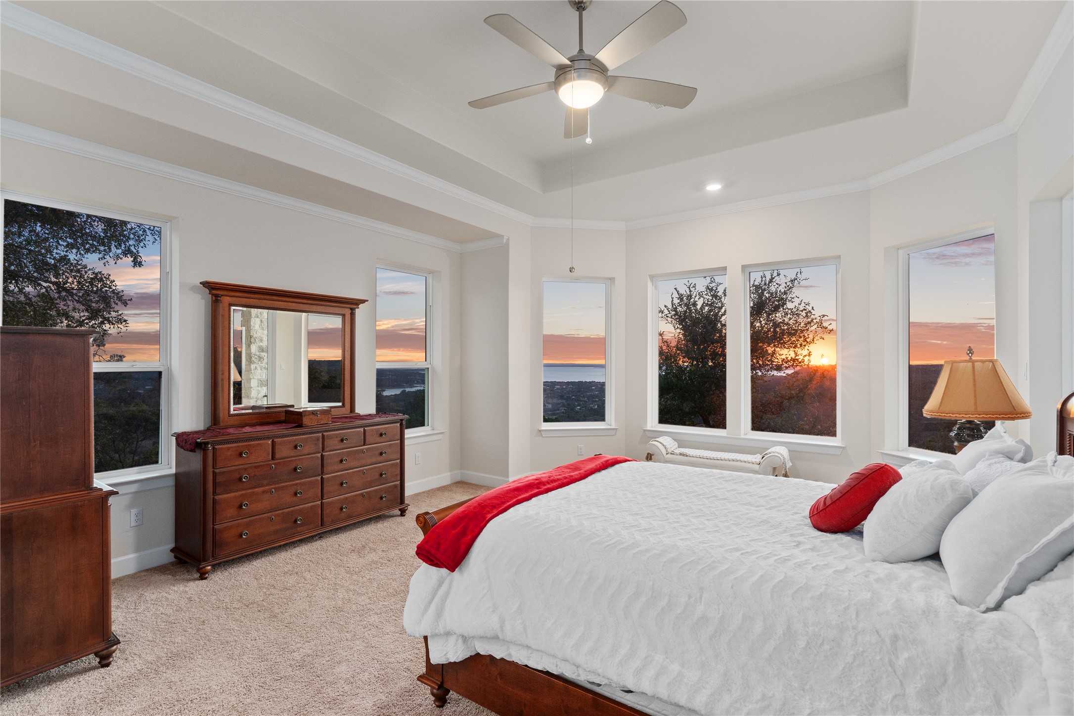 235 Chestnut Crossing Burnet, TX 78611 - Photo 21 of 39 a bedroom with a large bed and a window