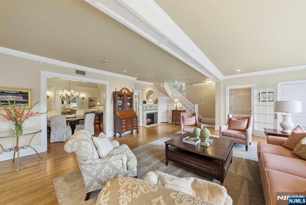 203 Heights Road Ridgewood, NJ 07450 - Photo 16 of 41 a living room with furniture and wooden floor