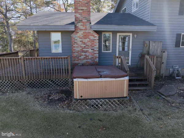 a view of a lake with a mountain
