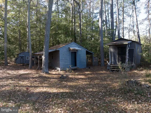 a view of a lake with a city