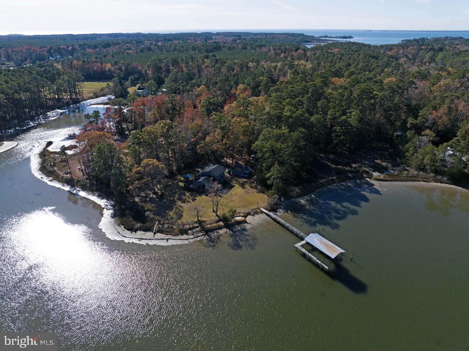 310 Brush Neck Road Susan, VA 23163 - Photo 53 of 66 a view of a lake in middle of the town