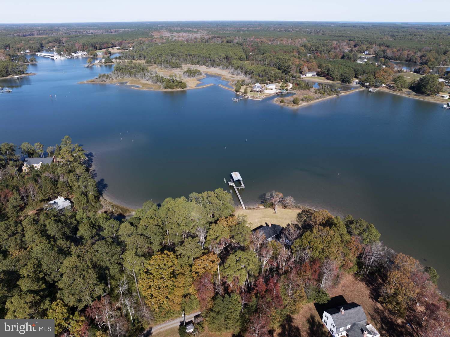 310 Brush Neck Road Susan, VA 23163 - Photo 61 of 66 an aerial view of a houses with ocean view