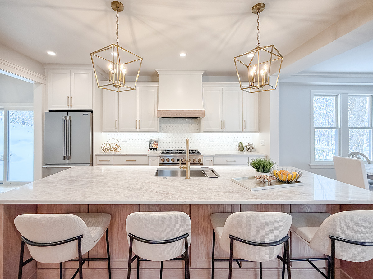 885 Geneva Road St. Charles, IL 60174 - Photo 15 of 62 a kitchen with stainless steel appliances granite countertop a dining table chairs sink and refrigerator