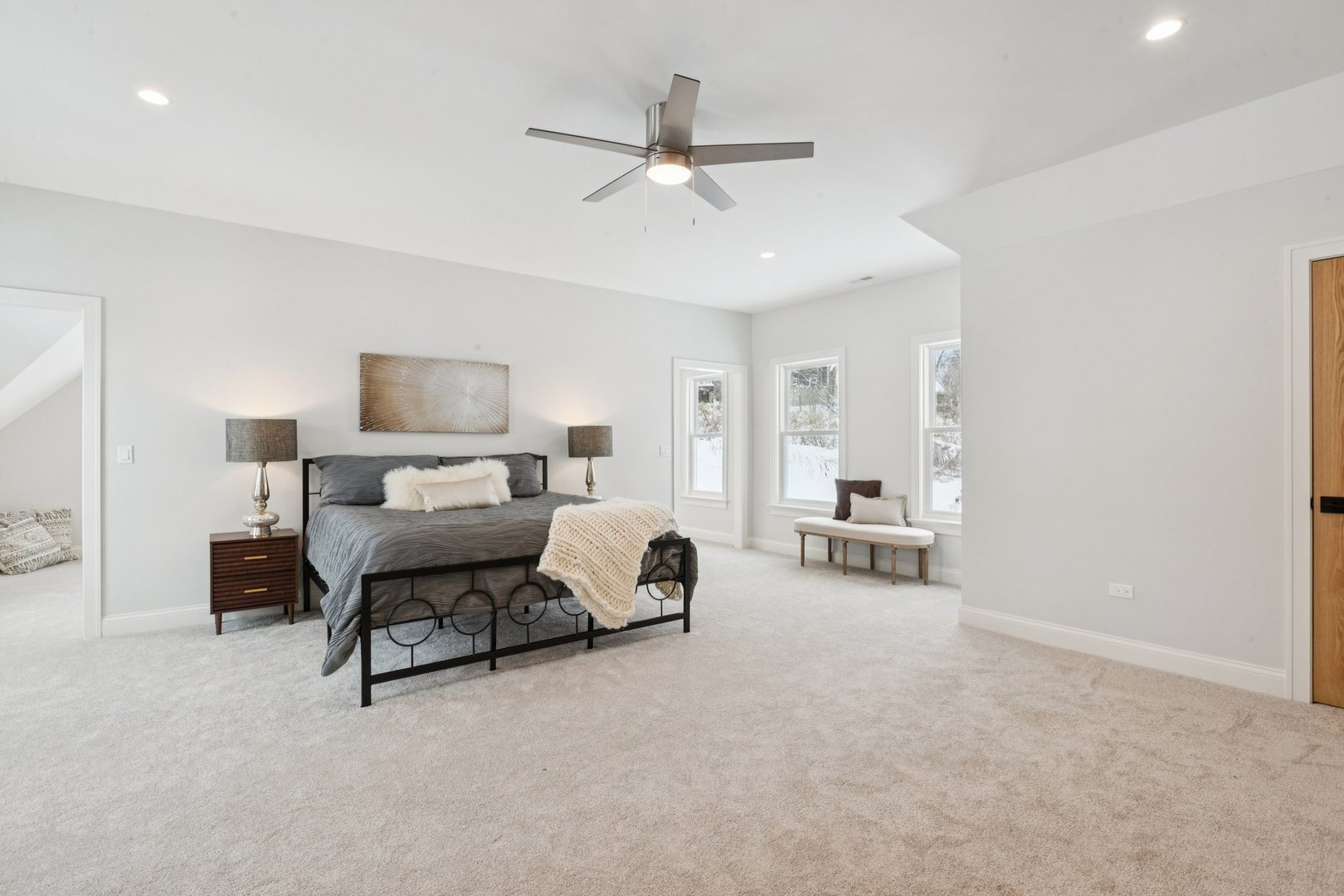 885 Geneva Road St. Charles, IL 60174 - Photo 38 of 62 a bed room with furniture and a ceiling fan