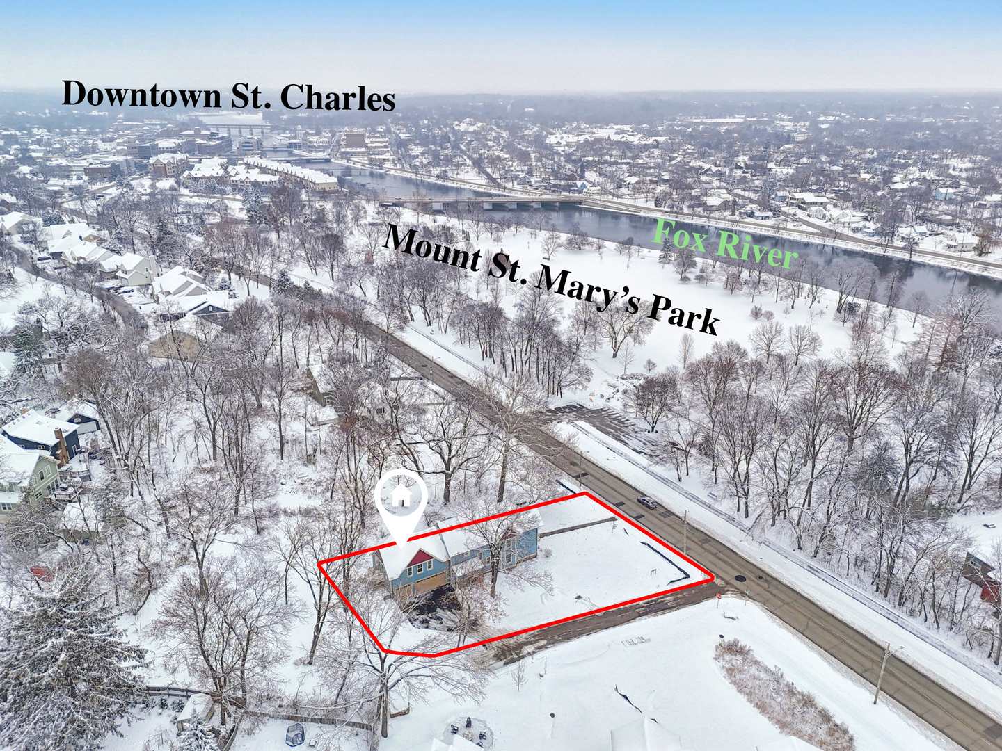 885 Geneva Road St. Charles, IL 60174 - Photo 59 of 62 a view of a city from a terrace