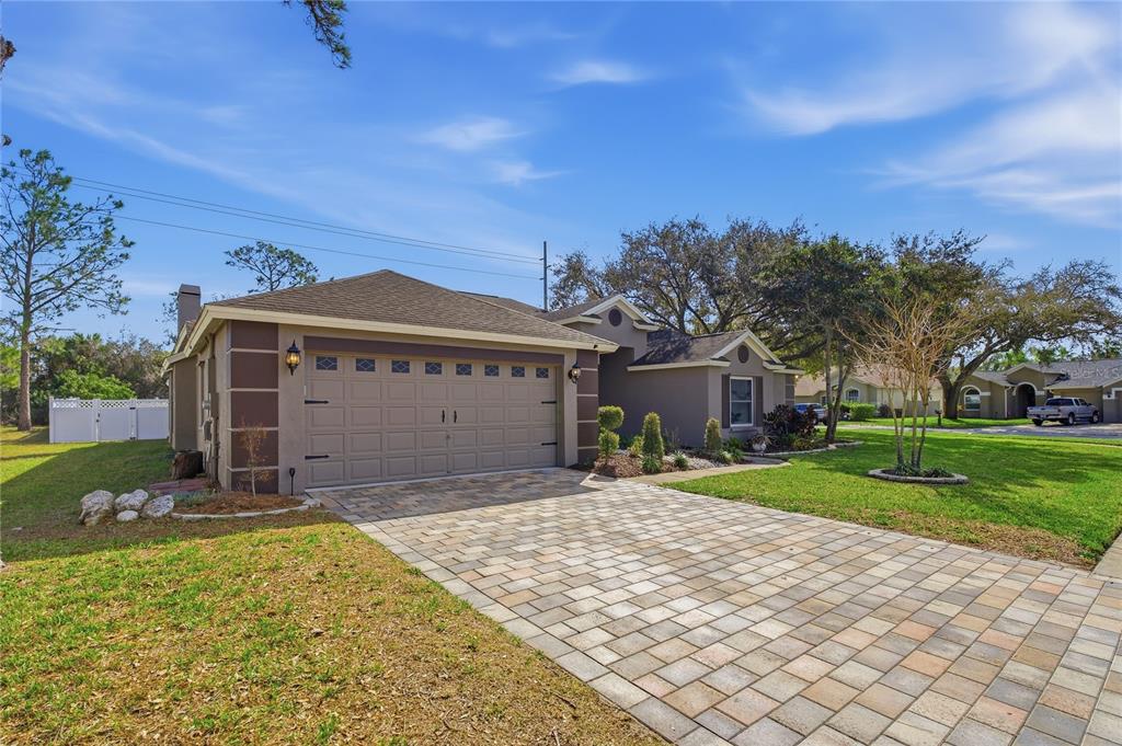 17431 Isbell Lane Odessa, FL 33556 - Photo 45 of 47 a front view of a house with a yard and pathway