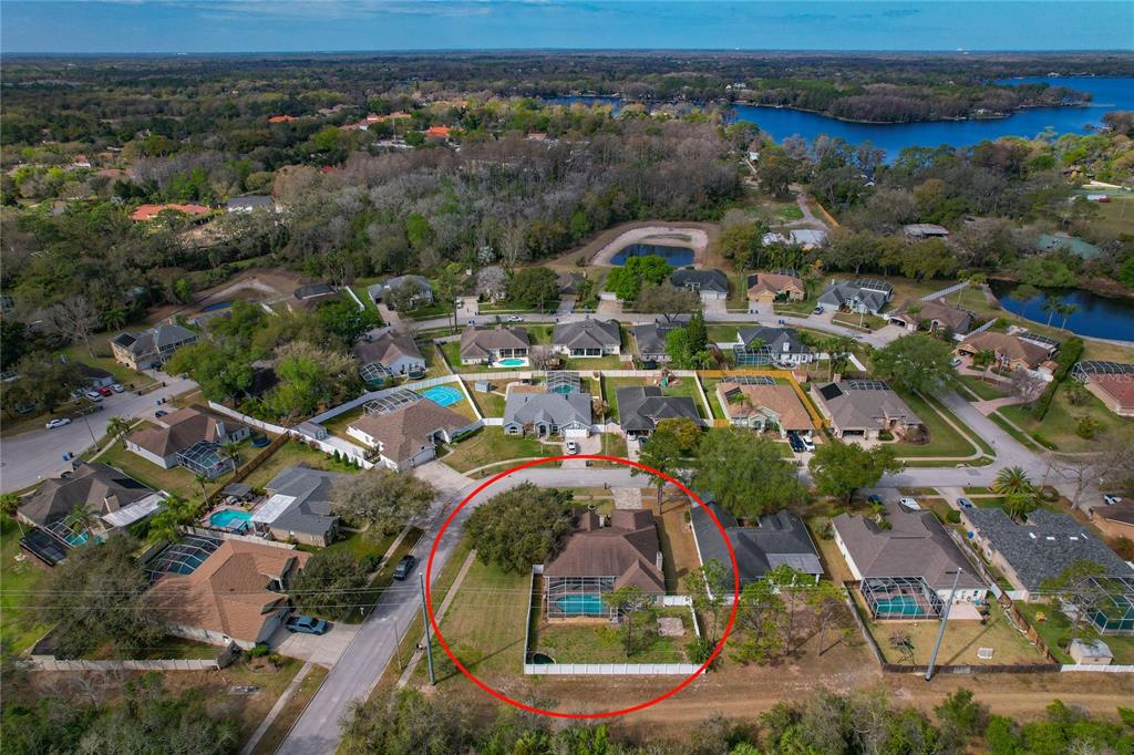17431 Isbell Lane Odessa, FL 33556 - Photo 47 of 47 an aerial view of a city with lots of residential buildings