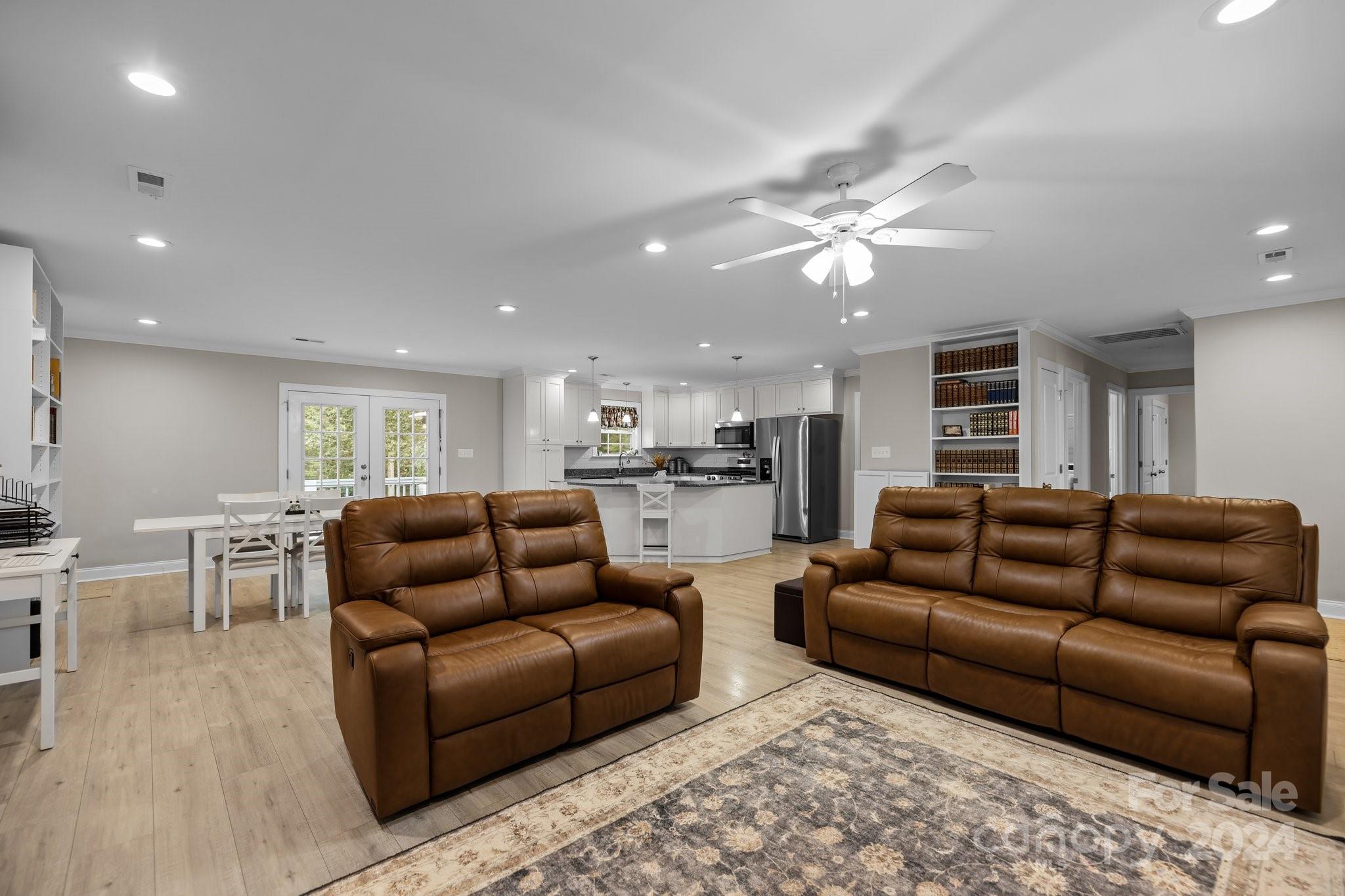 378 Boyd Faile Road Heath Springs, SC 29058 - Photo 10 of 28 a living room with furniture and kitchen view
