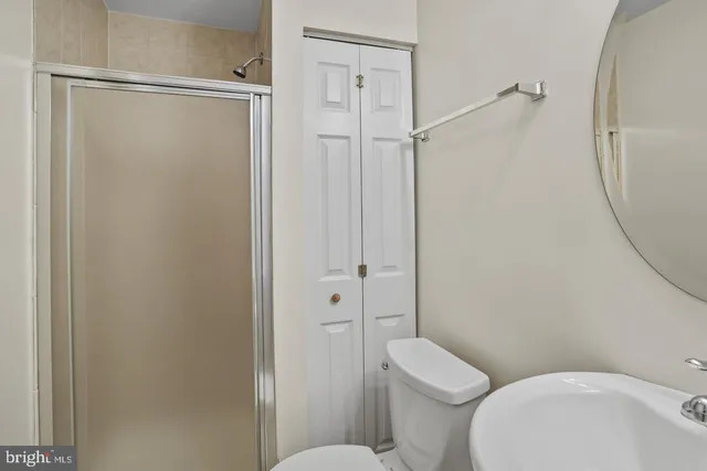 an empty room with a natural light