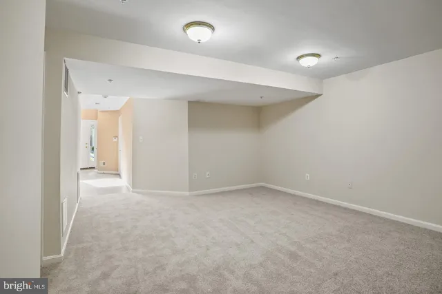 a view of an empty room