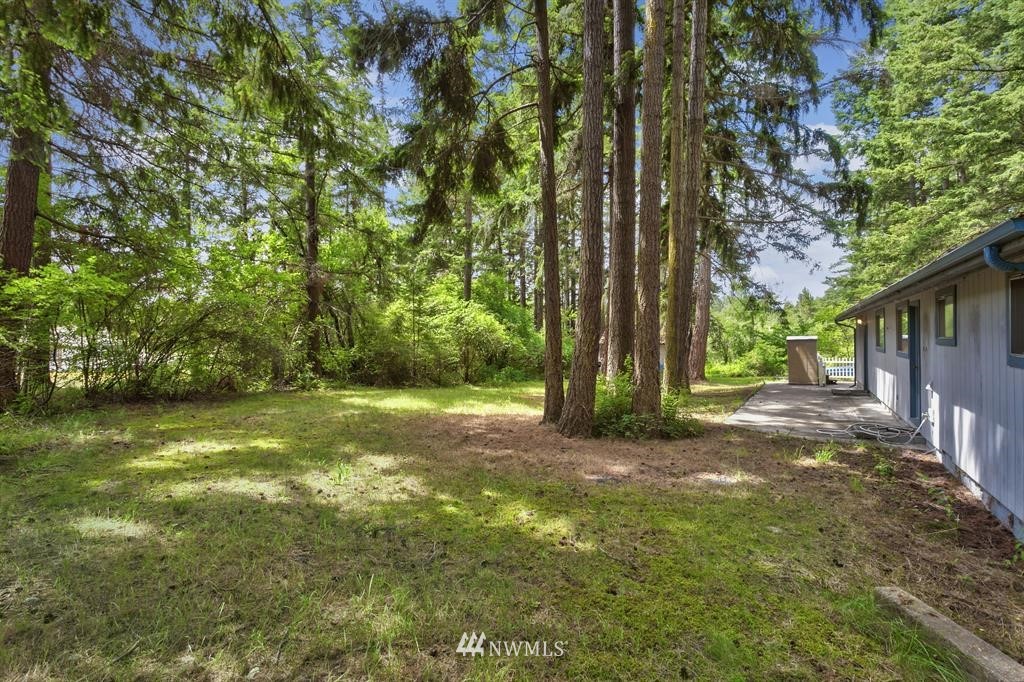 714 Ness' Corner Road Port Hadlock, WA 98339 - Photo 20 of 21 a view of a yard with plants and trees