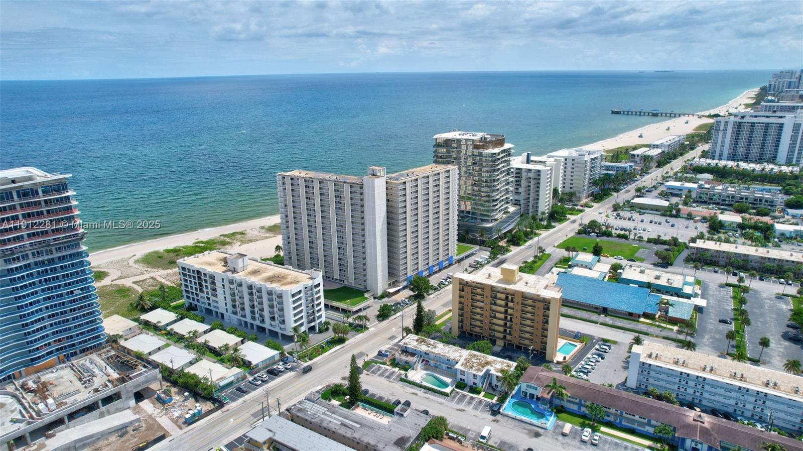 820 North Ocean Boulevard, Unit 1 Pompano Beach, FL 33062 - Photo 17 of 21 a view of city from balcony with outdoor seating