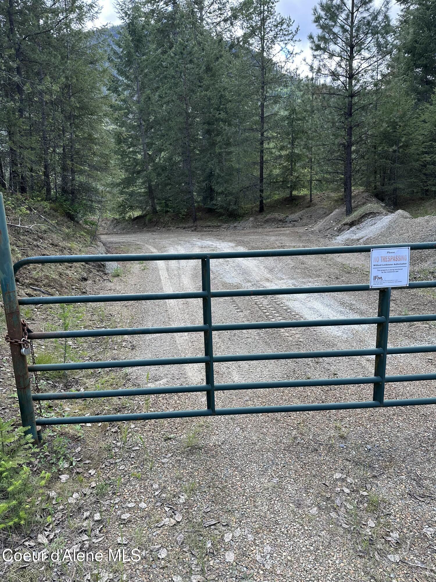 5784 River Road Clark Fork, ID 83811 - Photo 10 of 11 Access gate borders forest service rd