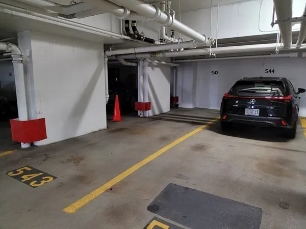 a view of car garage