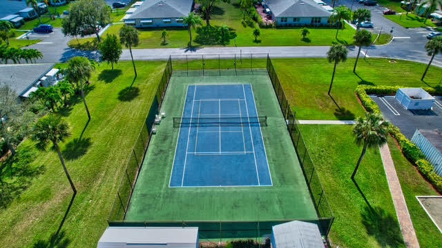 1327 High Point Way Southeast, Unit D Delray Beach, FL 33445 - Photo 48 of 53 an aerial view of swimming pool