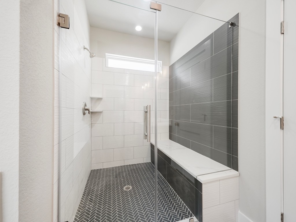 731 Magnolia Point Drive Houston, TX 77336 - Photo 23 of 35 a bathroom with a shower and a sink