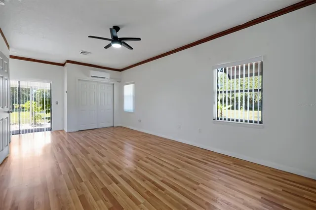 a bathroom with a shower and a toilet