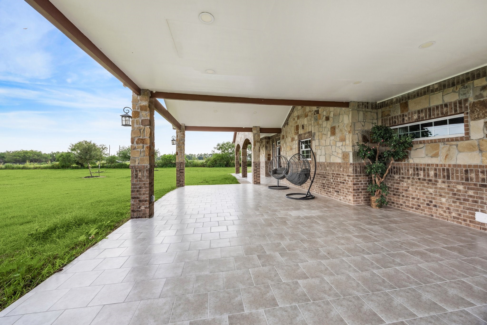 2787 Maler Road Sealy, TX 77474 - Photo 13 of 17 a view of a house with a backyard